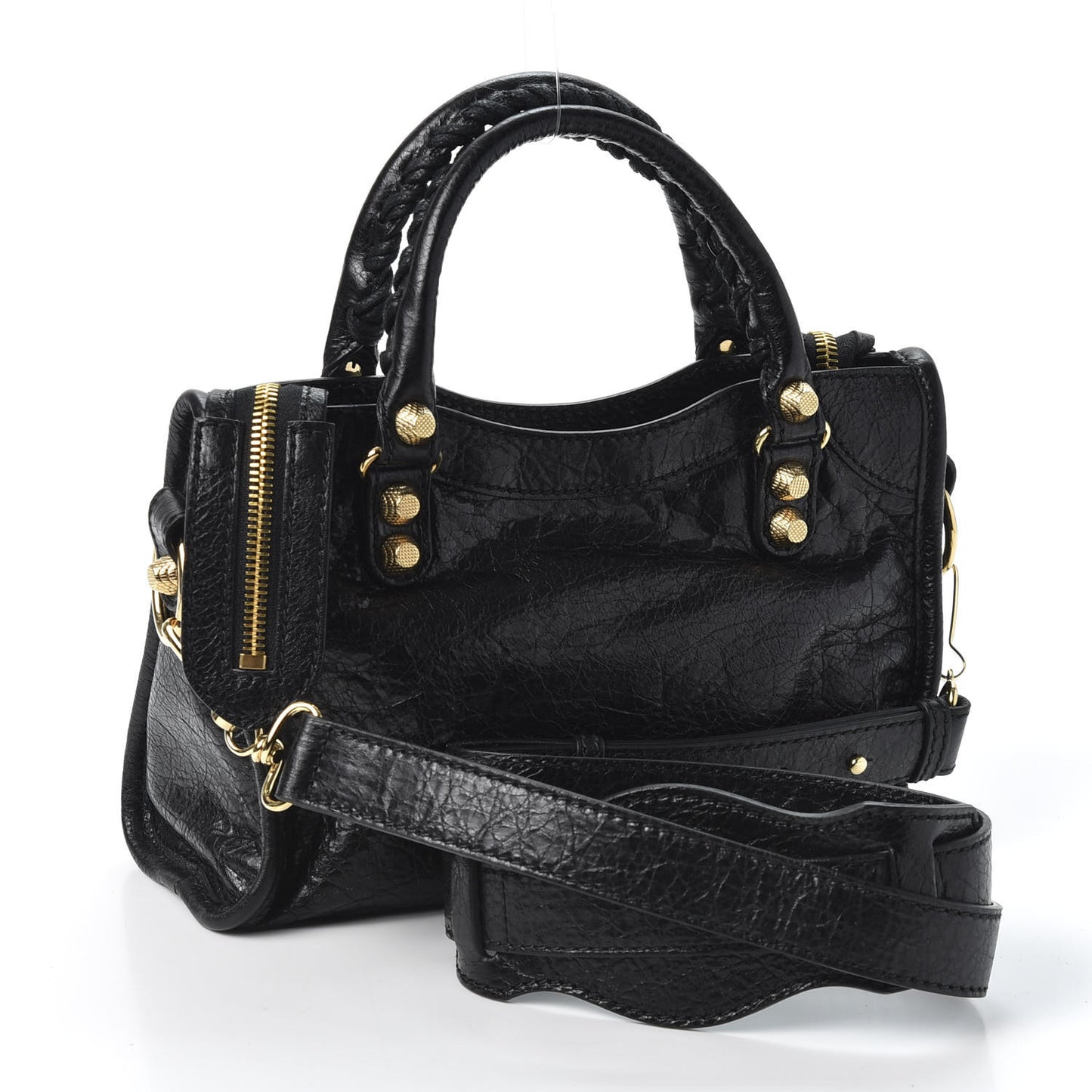 Agneau Giant 12 Gold Hardware Mini City Black