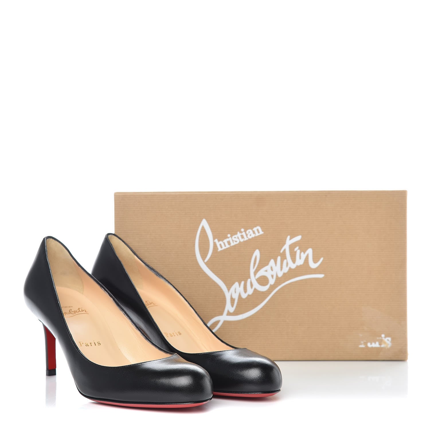 Christian Louboutin Kid Simple 70 Pumps 38.5 Black 8 of 8