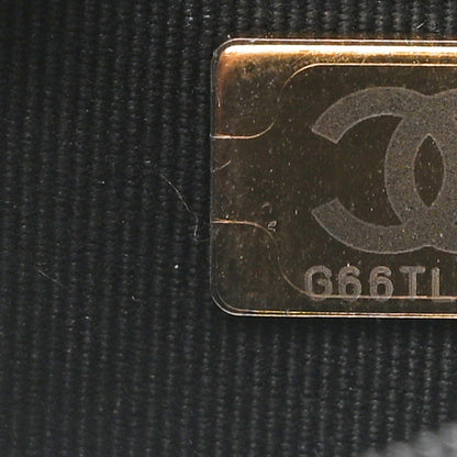 Chanel Tweed Quilted Chanel 19 Wallet On Chain WOC Black White 8 of 12