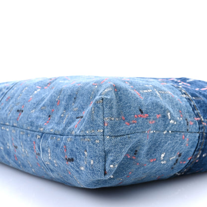 Chanel Denim Sequin Chanel 22 Blue 11 of 11