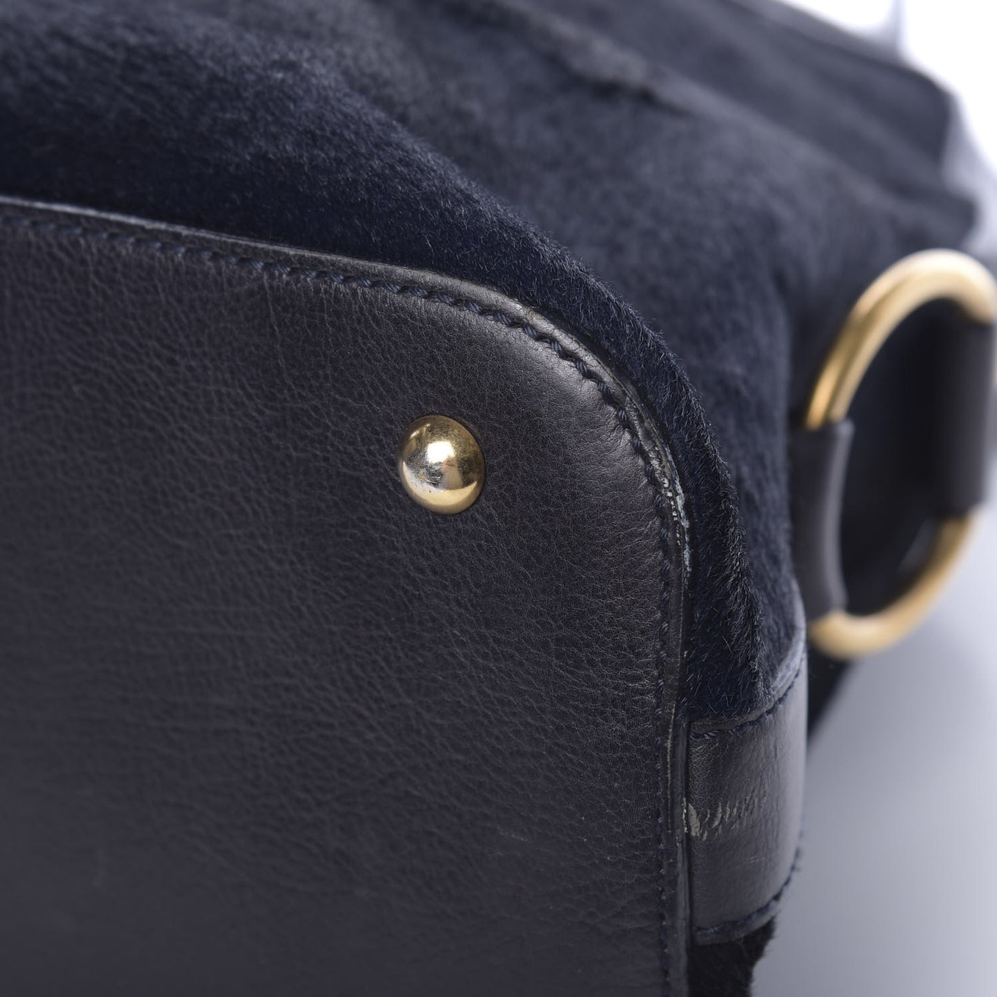 Calf Hair Large Muse Black