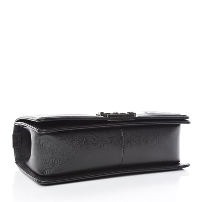 Chanel Caviar Quilted Medium Boy Flap Black 4 of 10