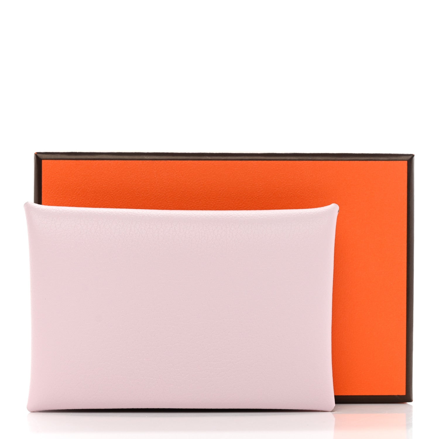 Hermes Evercolor Calvi Card Case Mauve Pale 8 of 8