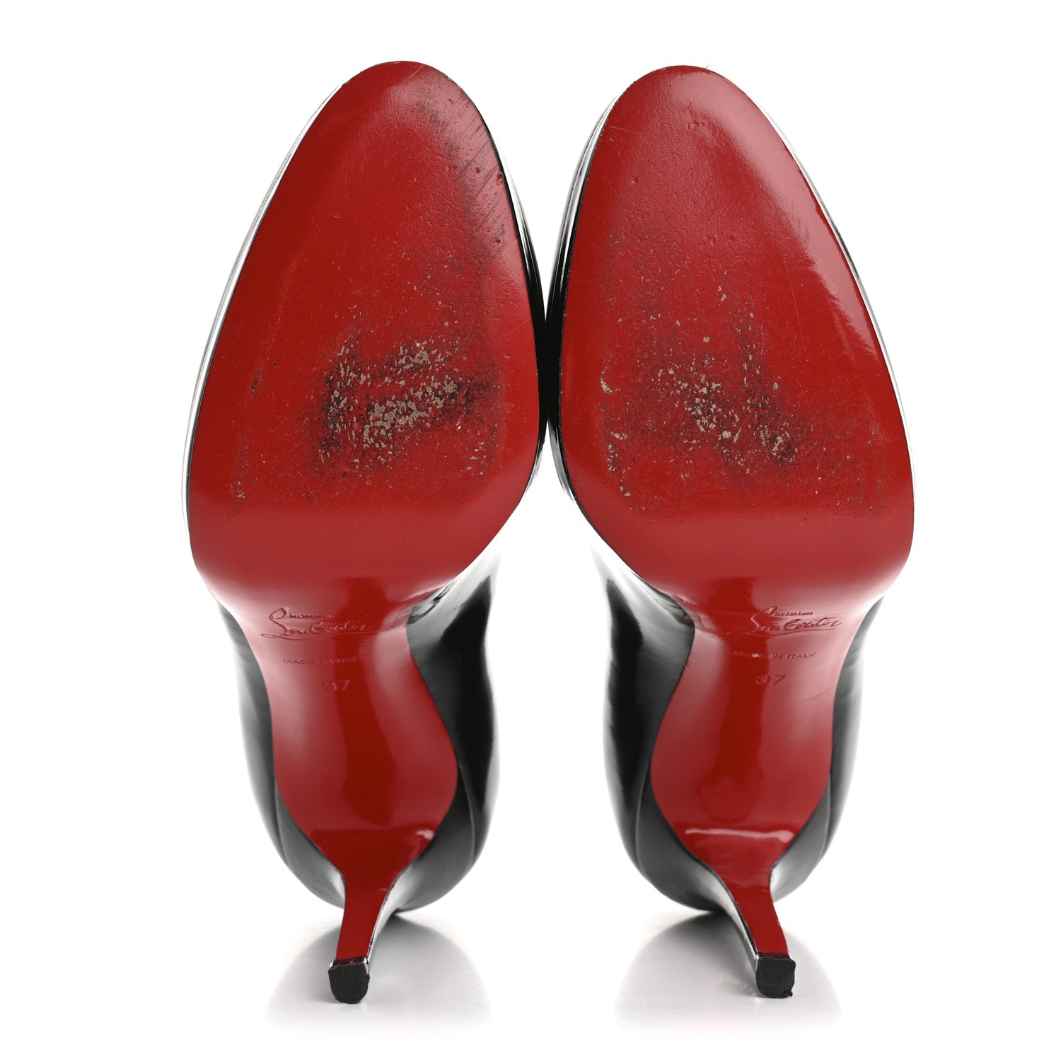 Christian Louboutin Patent New Simple 120 Pumps 37 Black 6 of 8