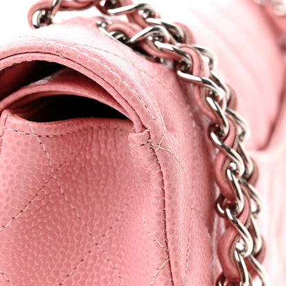 Chanel Caviar Quilted Medium Double Flap Light Pink 11 of 15