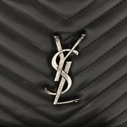 Saint Laurent Calfskin Matelasse Monogram Lou Camera Bag Sea Pebble 15 of 18