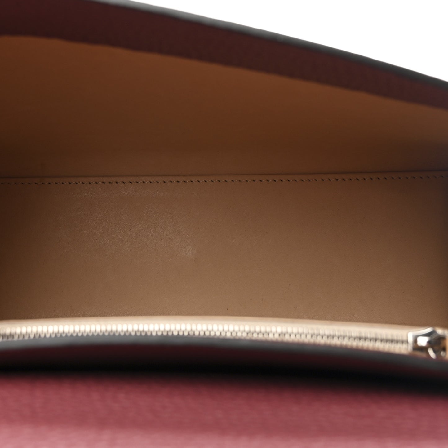 Carat Calfskin Rejane PM Wood Rose