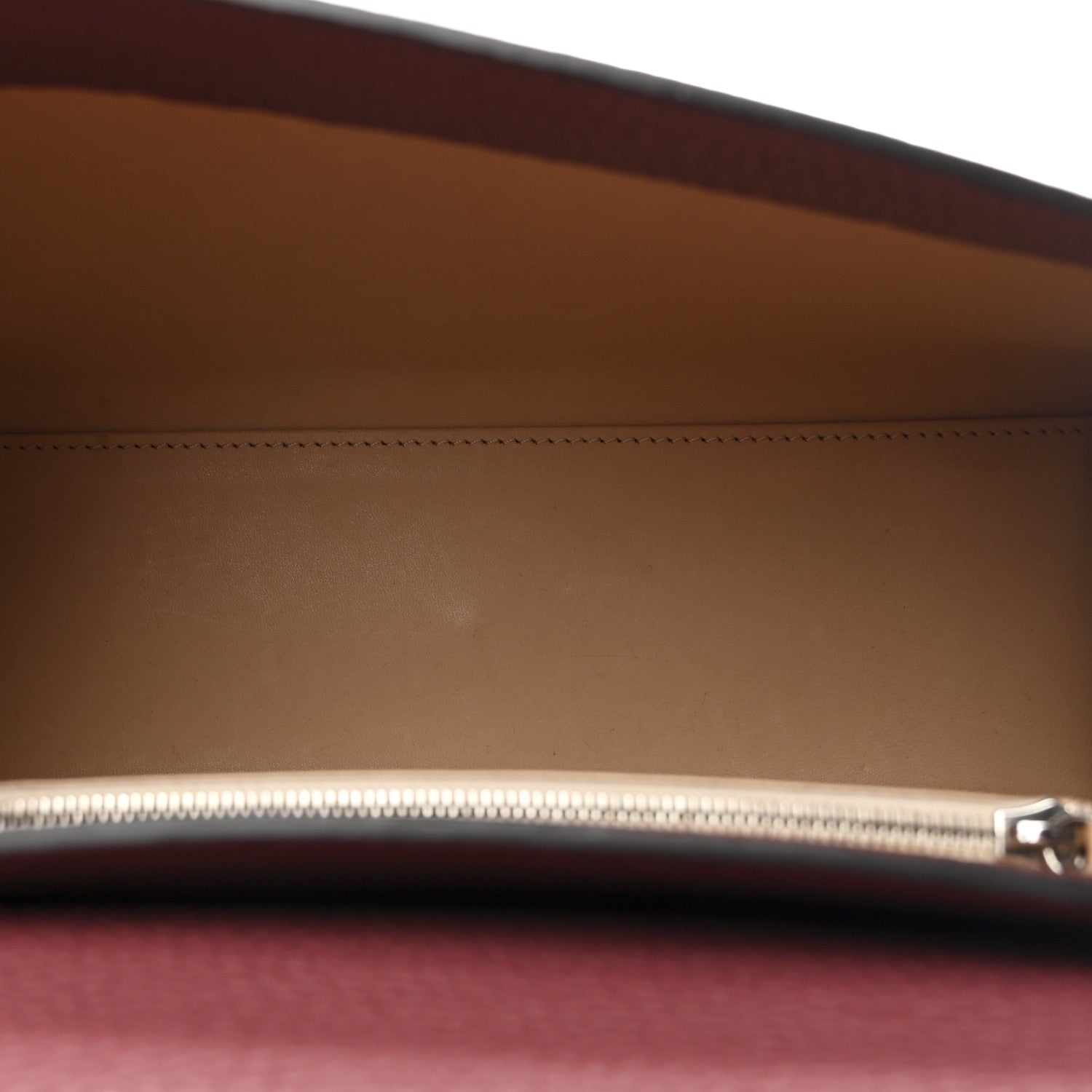 Moynat Carat Calfskin Rejane PM Wood Rose 5 of 9