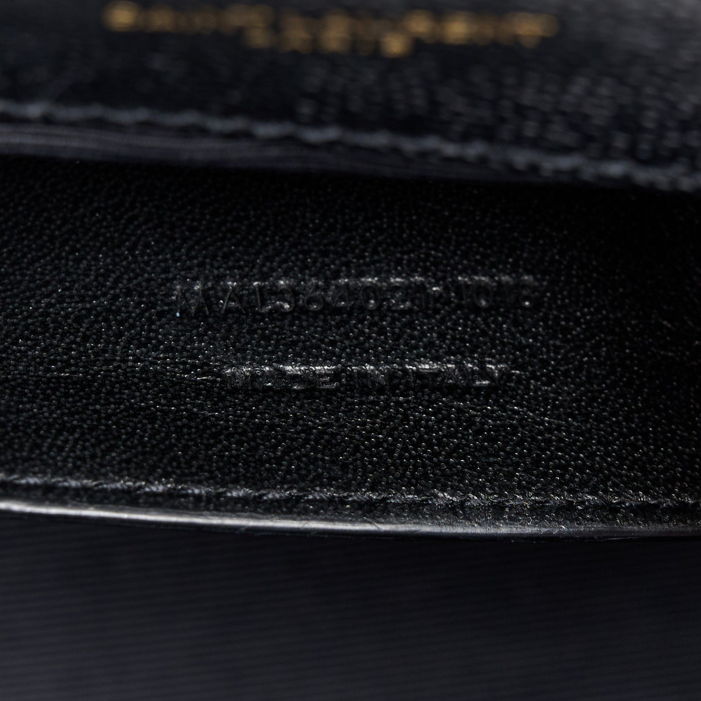 Grain De Poudre Medium Classic Monogram Kate Satchel Black