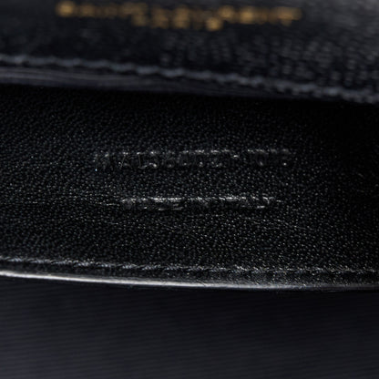 Saint Laurent Grain De Poudre Medium Classic Monogram Kate Satchel Black 8 of 11