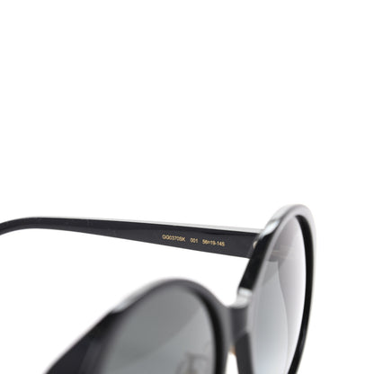 Gucci Acetate Round Sunglasses GG0370 Black 6 of 8