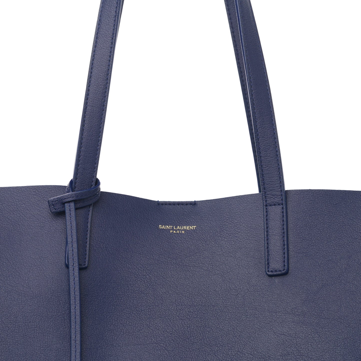 Calfskin Large Shopping Tote Saphir