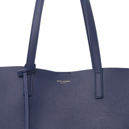 Saint Laurent Calfskin Large Shopping Tote Saphir 10 of 12
