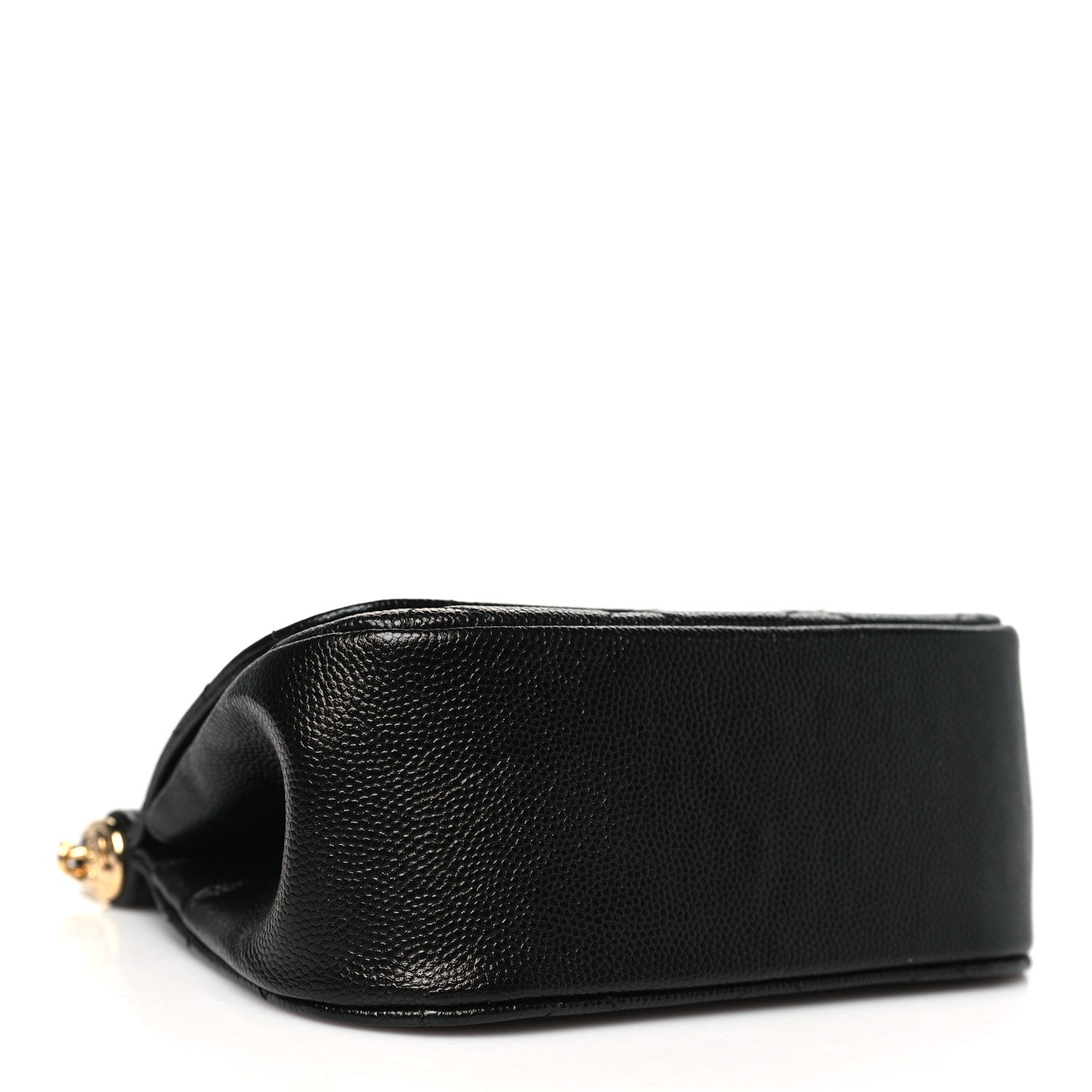 Chanel Caviar Quilted  Mini Flap Clutch With Chain Black 4 of 12