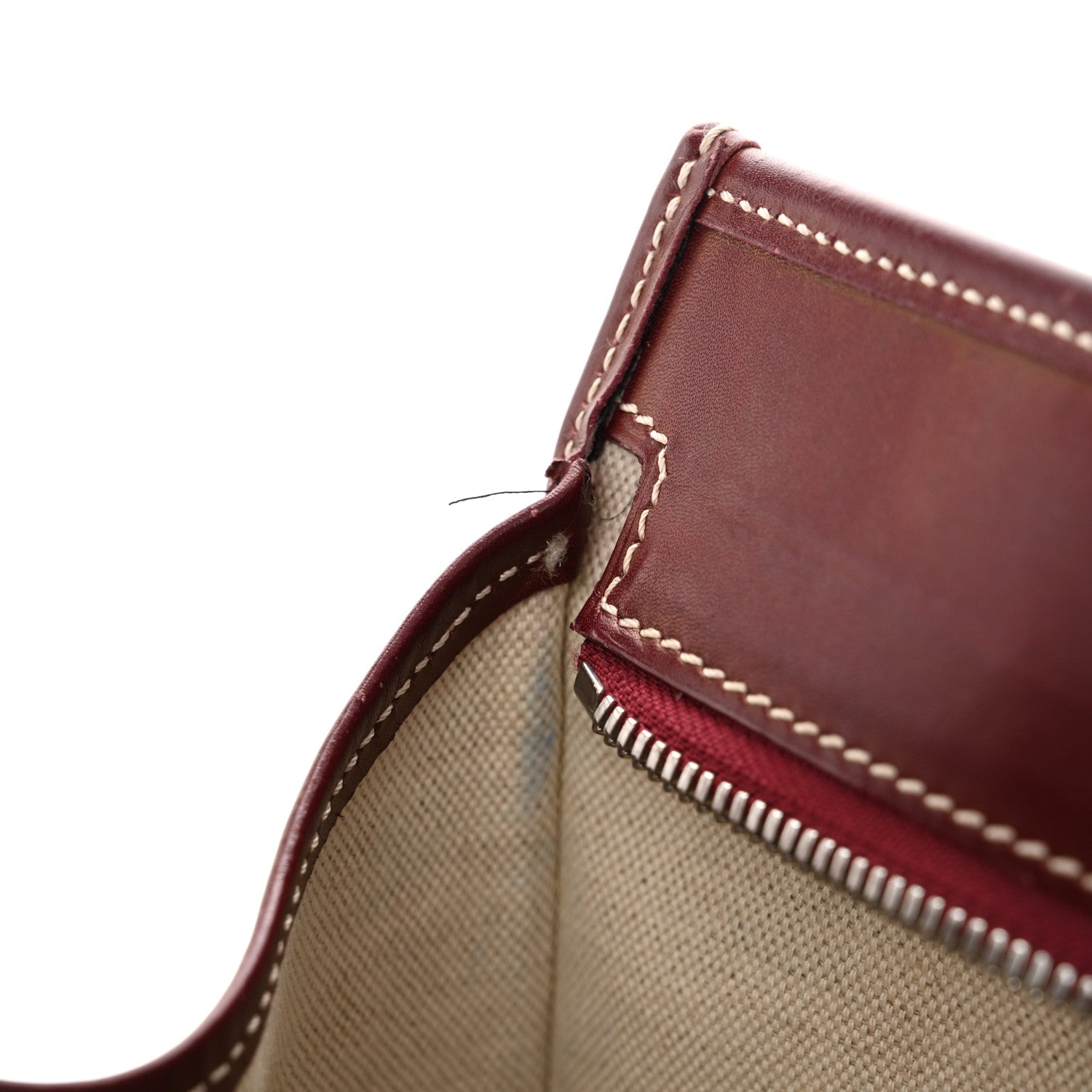 Goyard Goyardine Marquises Tote Burgundy 15 of 24