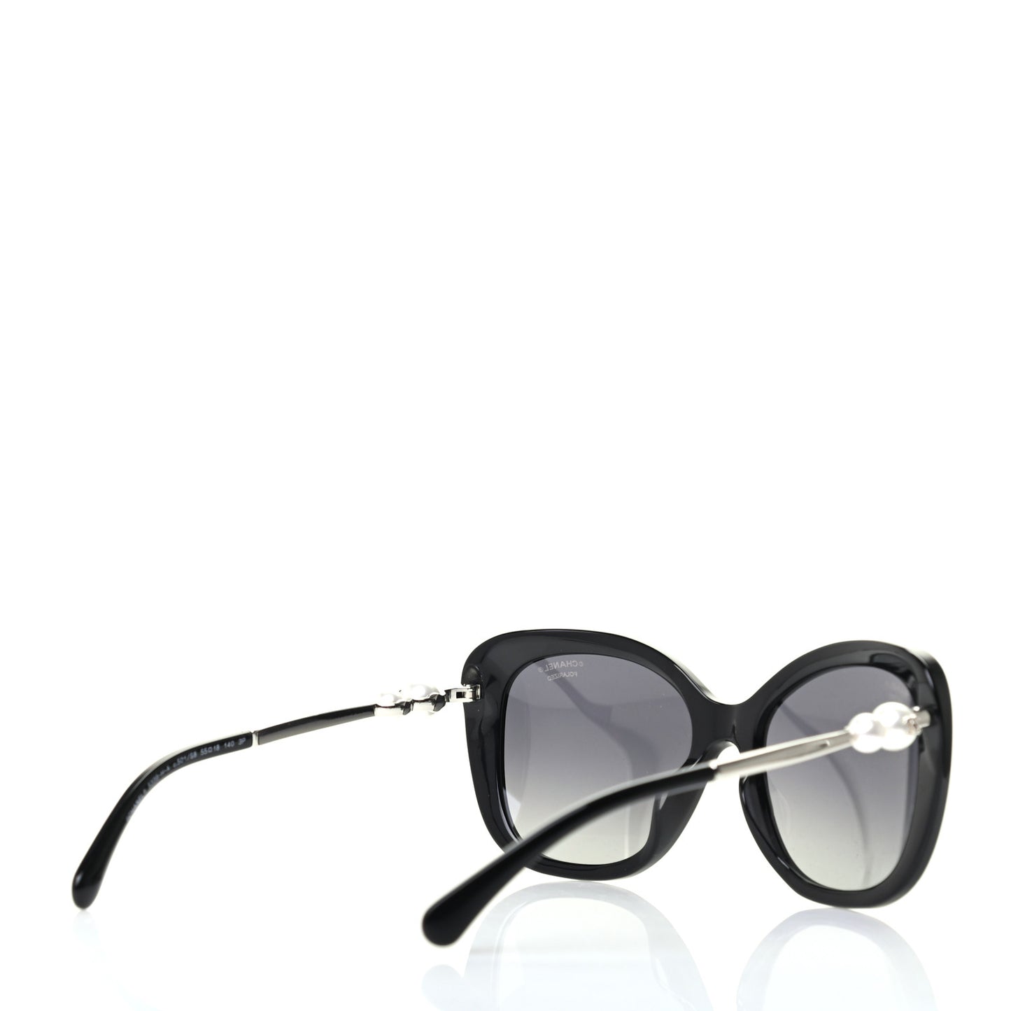 Acetate Pearl Polarized Sunglasses 5339-H Black