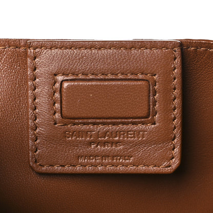 Saint Laurent Calfskin Monogram Deli Paper Bag Vintage Beige 6 of 10