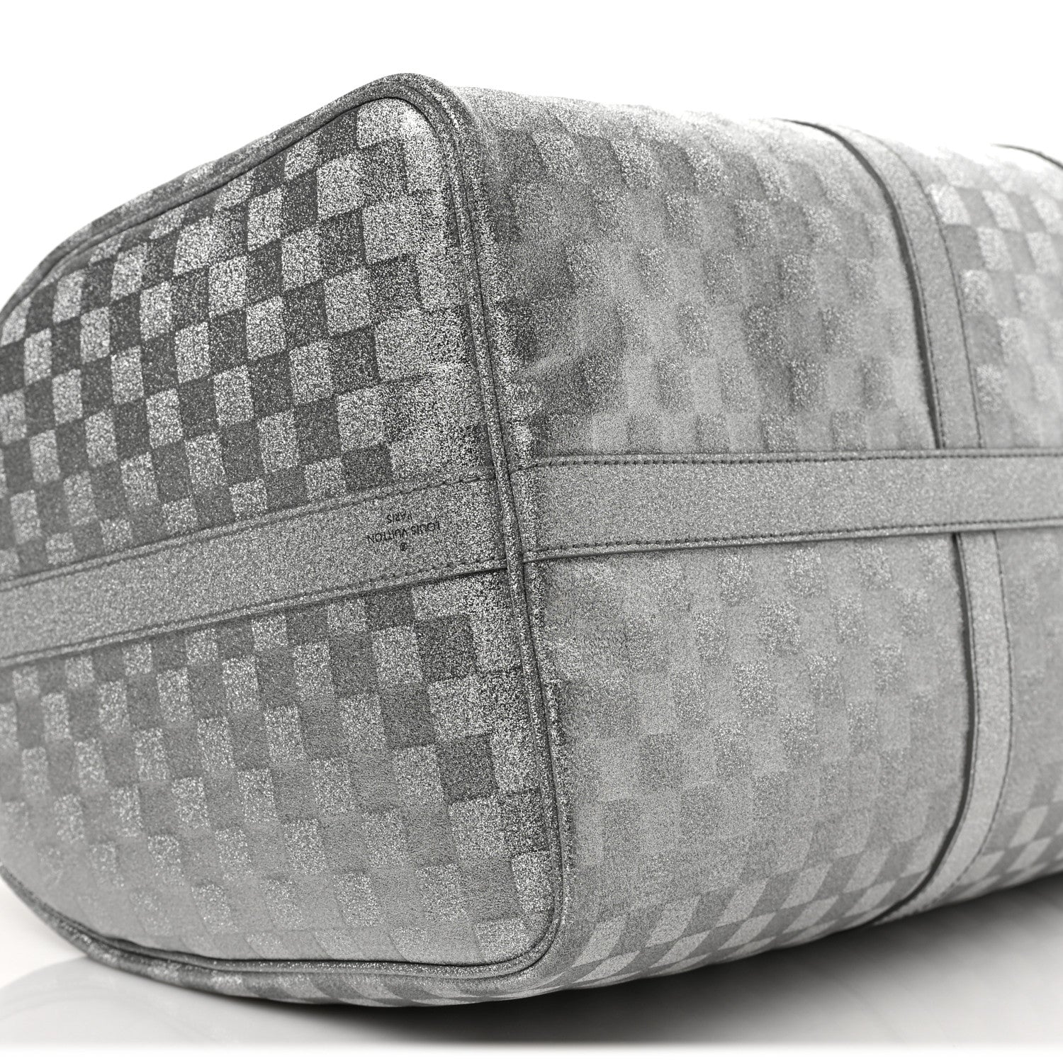 Louis Vuitton Damier Glitter Keepall Bandouliere 50 Silver 7 of 9