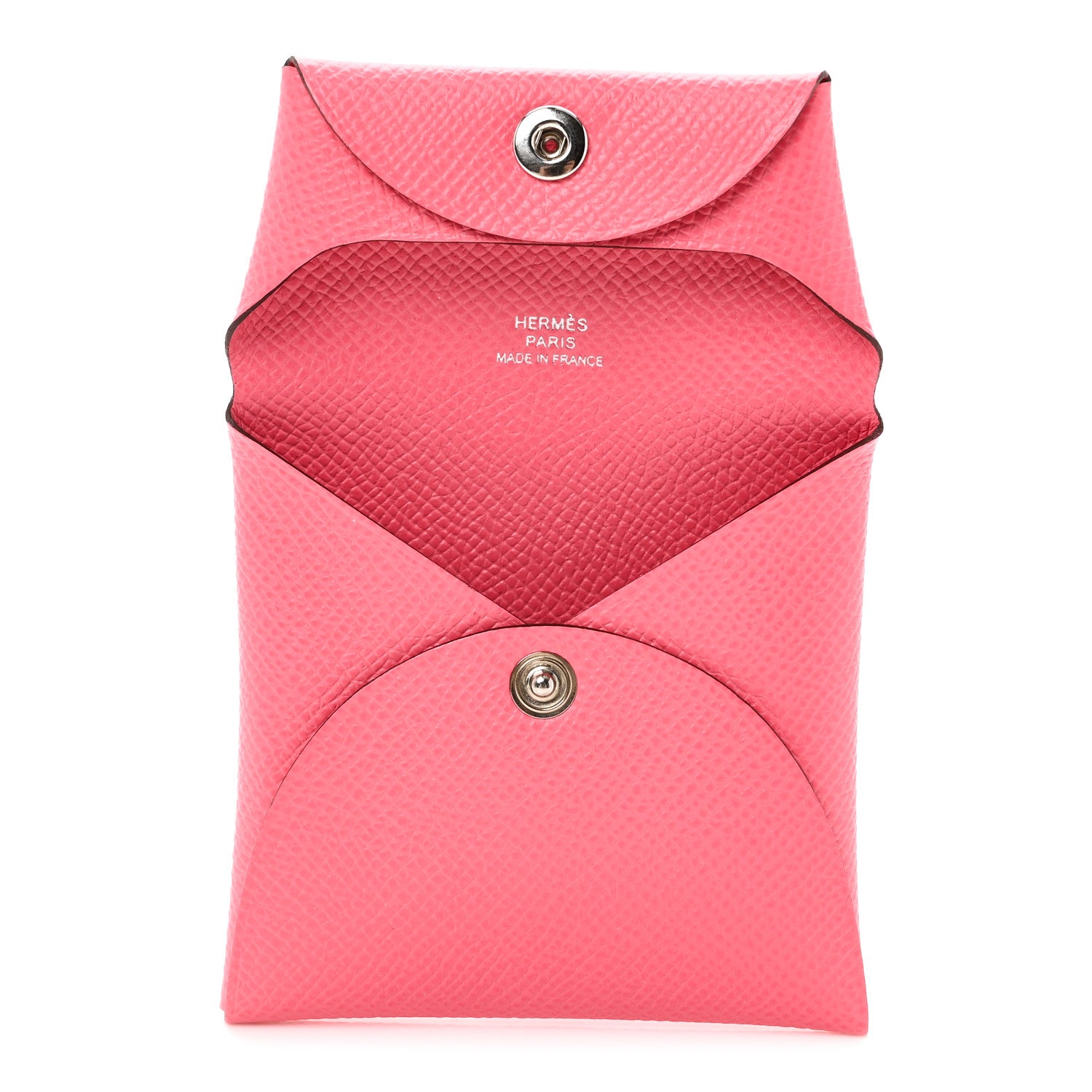 Hermes Epsom Bastia Coin Purse Rose Azalee 5 of 9