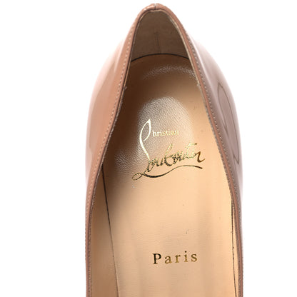 Christian Louboutin Patent So Kate 100 Pumps 39 Nude 7 of 9
