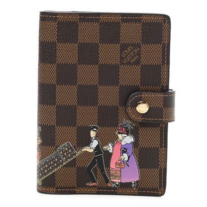 Louis Vuitton Damier Ebene Illustre Small Ring Agenda 1 of 7