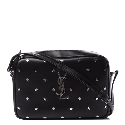Saint Laurent Calfskin Monogram Star Lou Camera Bag Black 1 of 12