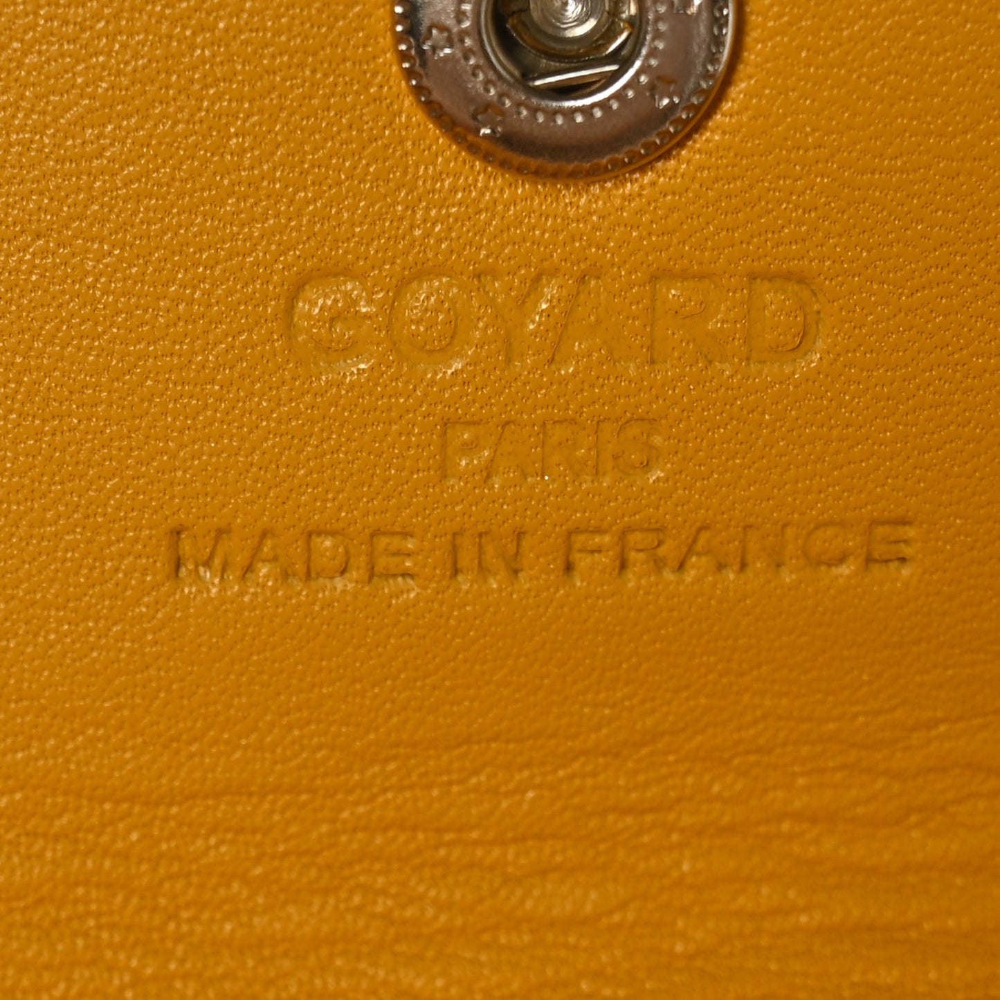 Goyardine Saint Louis Junior Jr PM Tote Yellow