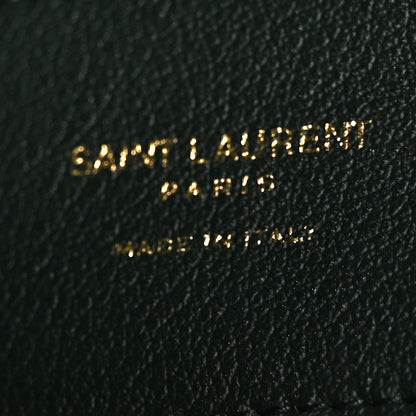 Saint Laurent Calfskin Large Shopping Tote Dark Green 7 of 11