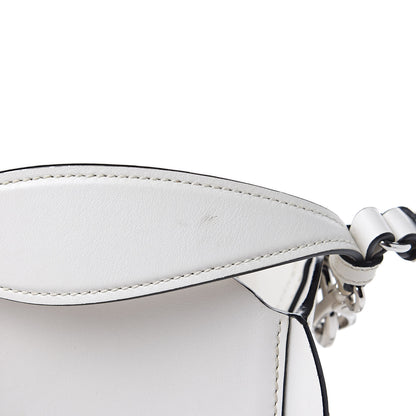 Miu Miu Calfskin Scalloped Bucket Bag White 10 of 14