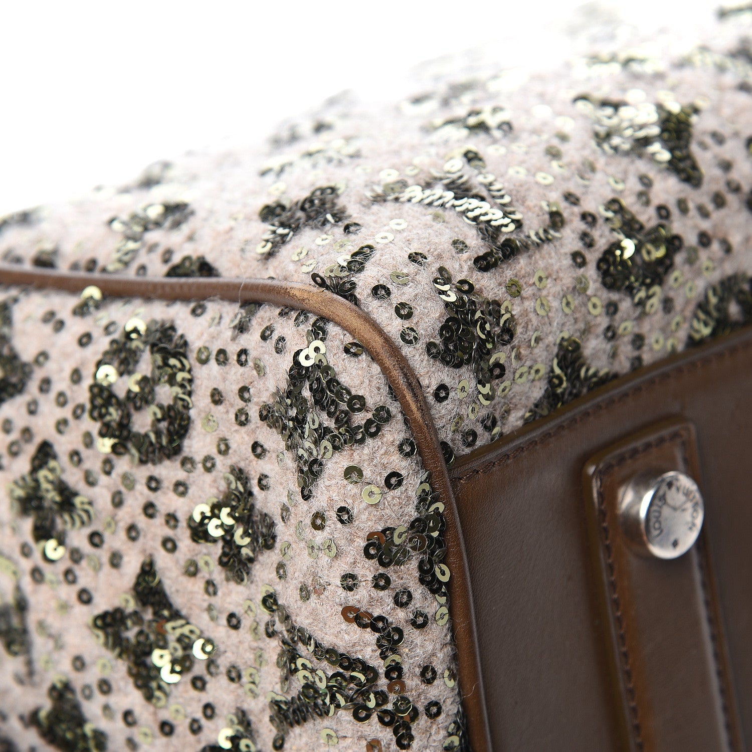 Louis Vuitton Sequin Monogram Sunshine Express Speedy Kaki 10 of 13