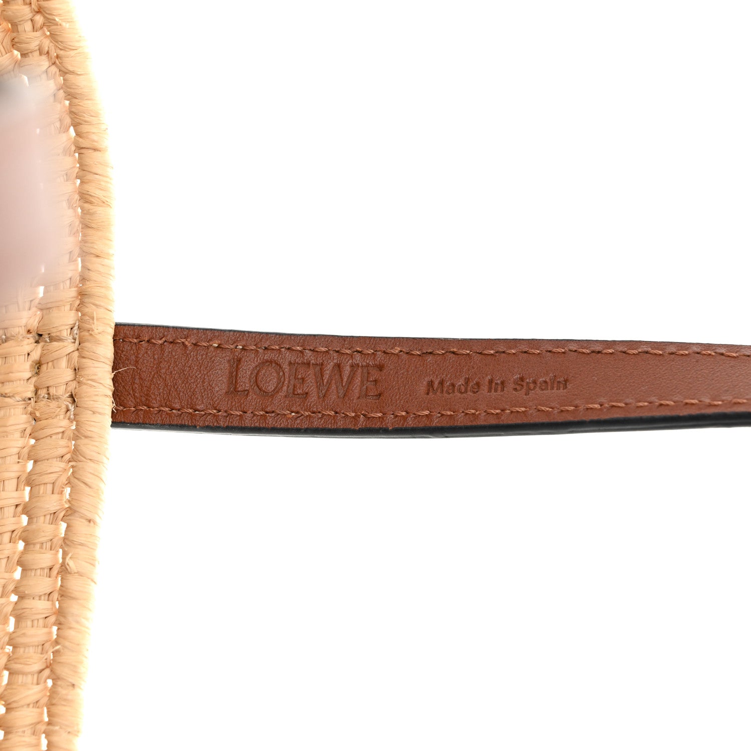 Loewe Raffia Small Square Basket Tote Bag Natural Tan 5 of 8