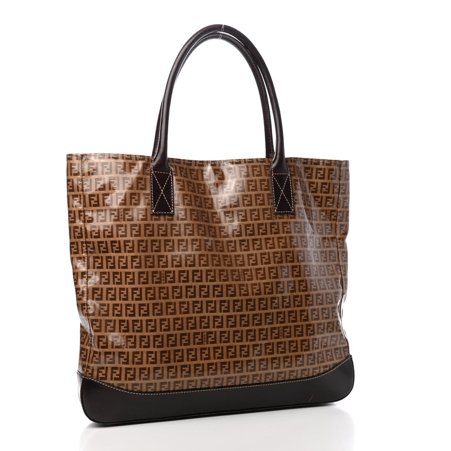 Vinyl Zucchino Tote Tobacco