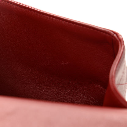 Chanel Lambskin Quilted Maxi Double Flap Red 14 of 14