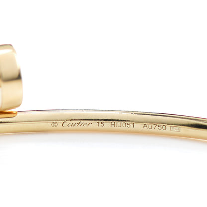 Cartier 18K Yellow Gold Small Juste Un Clou Bracelet 15 4 of 4