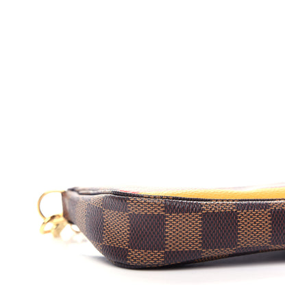 Louis Vuitton Damier Ebene 2015 Christmas Animation Mini Pochette Accessories 8 of 10