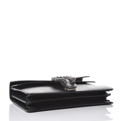 Gucci Pebbled Calfskin Small Dionysus Shoulder Bag Black 4 of 8