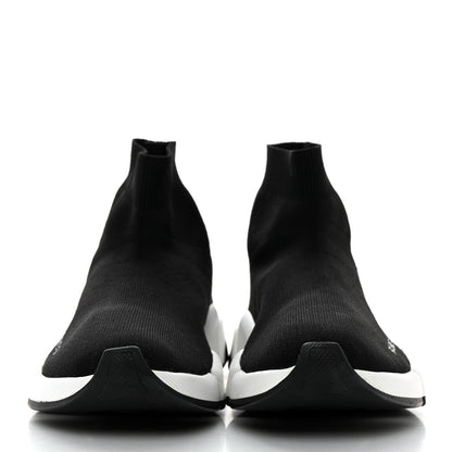Balenciaga Technical 3D Recycled Knit Bi-Color Sole Womens Speed 2.0 Sneakers 39 Black White 2 of 9