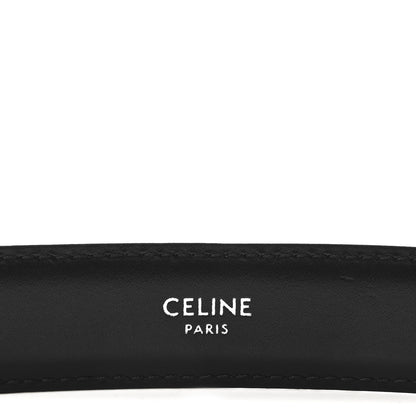 Celine Taurillon Calfskin Medium Triomphe Belt 75 30 Black 5 of 7