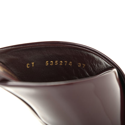 Saint Laurent Patent LouLou Mules 37 Barolo 8 of 8