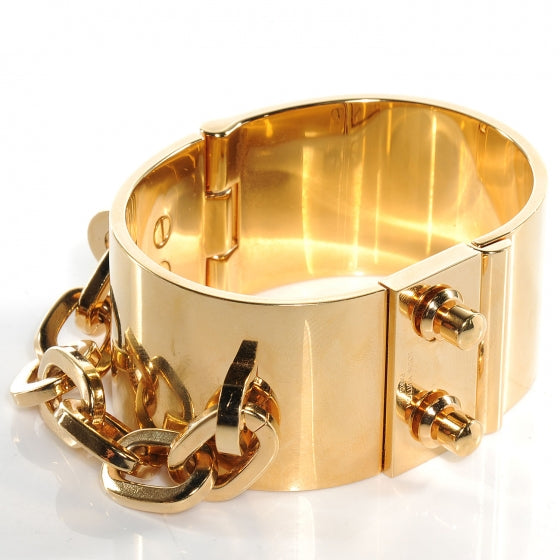 Louis Vuitton Lock Me Manchette Chain Cuff 4 of 5