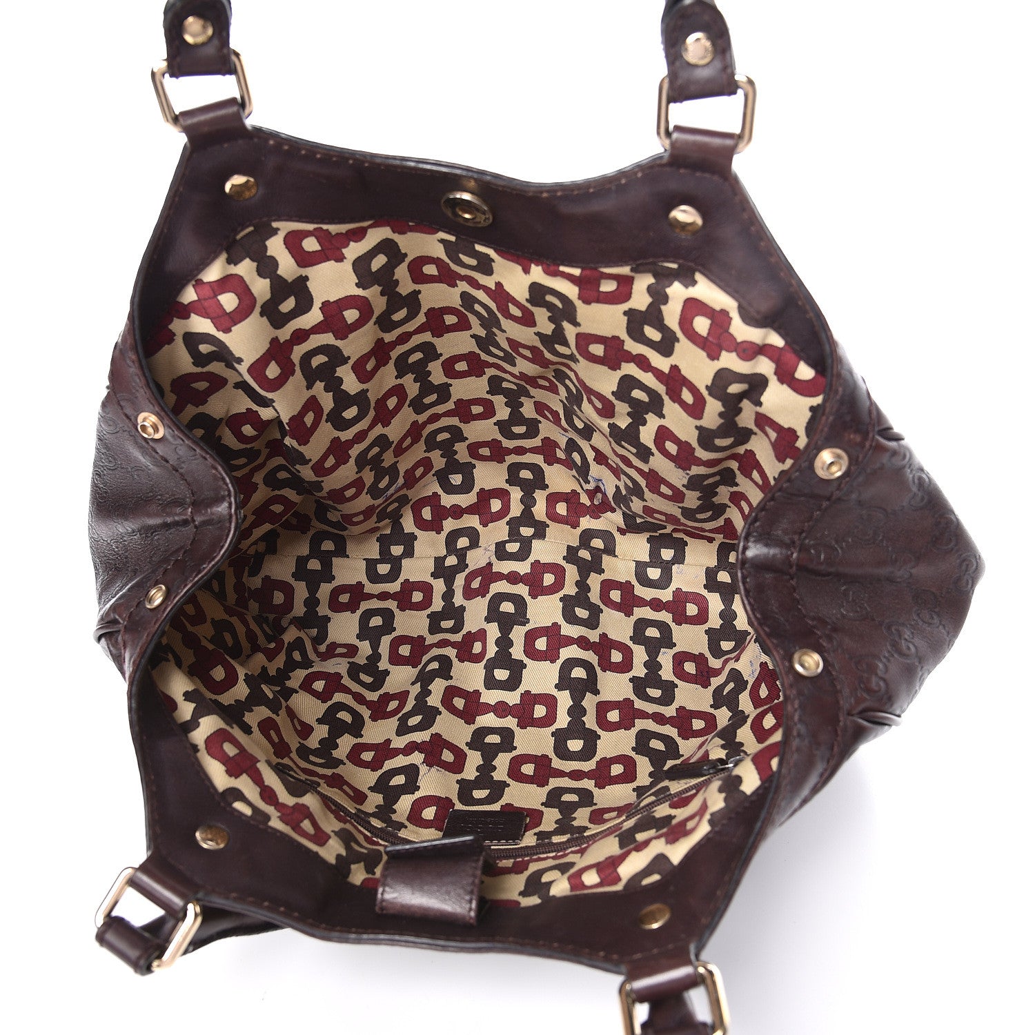 Gucci Guccissima Medium Sukey Tote Chocolate 5 of 12