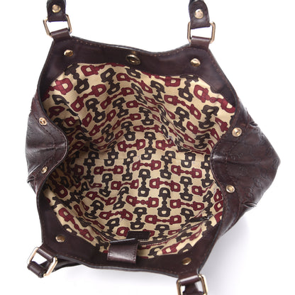 Gucci Guccissima Medium Sukey Tote Chocolate 5 of 12