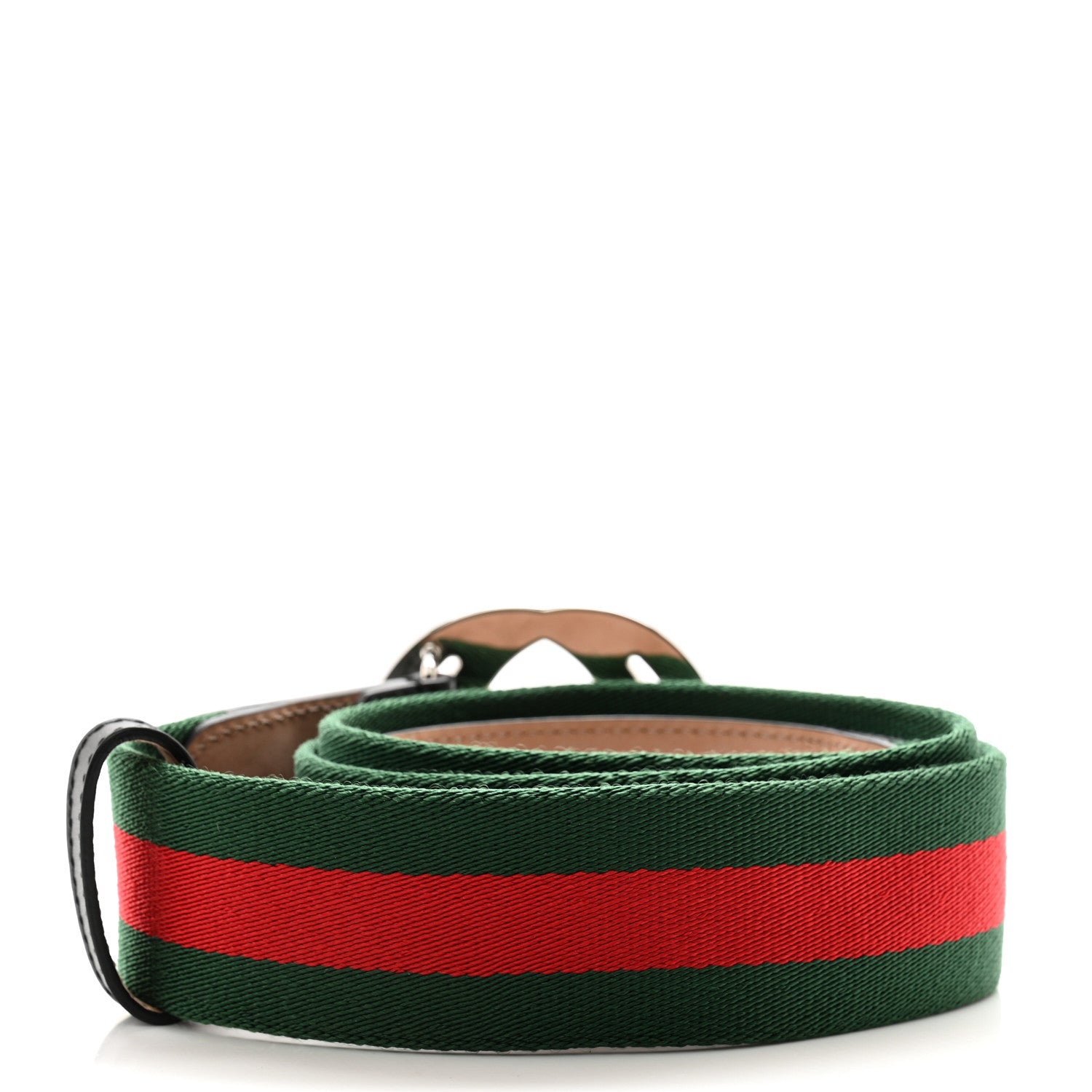 Gucci Calfskin Web Interlocking G Belt 100 40 Black 2 of 7