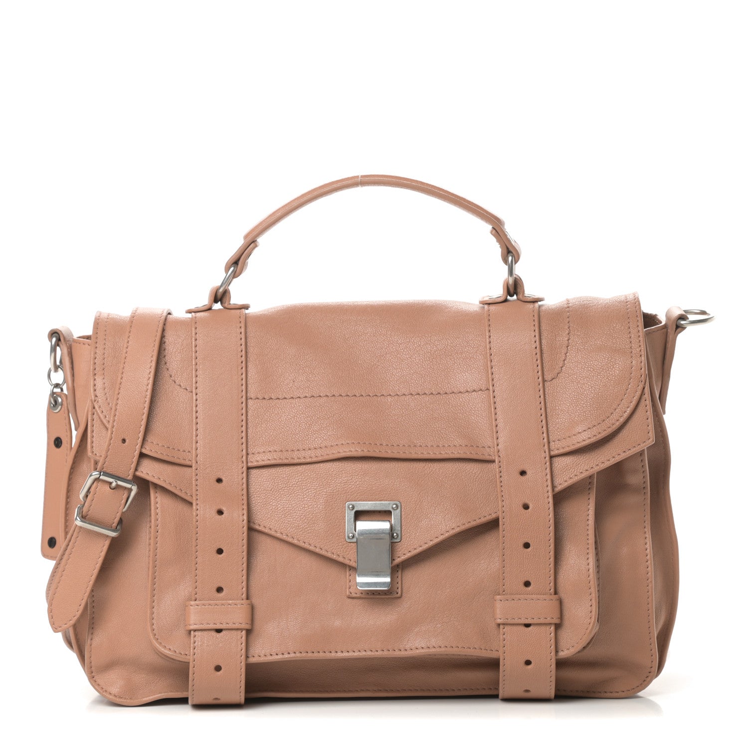 Proenza Schouler Lambskin Medium PS1 Satchel Dune 1 of 14