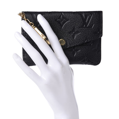 Louis Vuitton Empreinte Key Pouch Black 2 of 8
