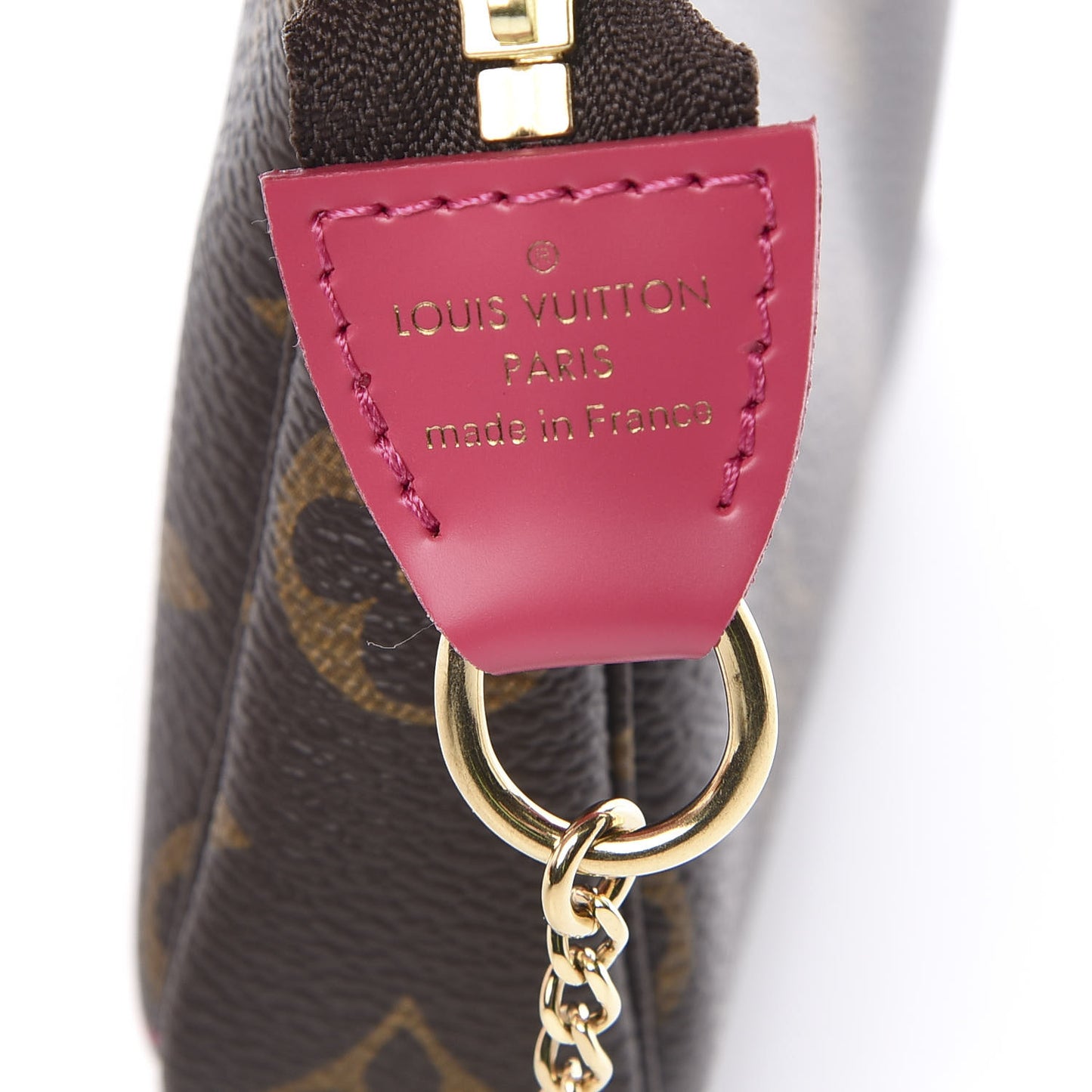 Monogram 2020 Christmas Animation Roller Coaster Mini Pochette Accessories Pivoine
