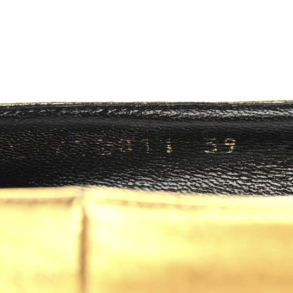 Saint Laurent Metallic Calfskin Opyum 100 Pumps 39 Gold 7 of 13