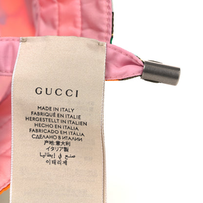 Gucci X THE NORTH FACE Econyl Nylon Floral Reversible Self-Tie Bucket Hat Pink 15 of 16