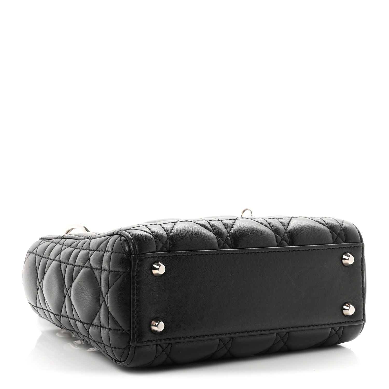 Christian Dior Lambskin Cannage Mini Lady Dior Black 4 of 10