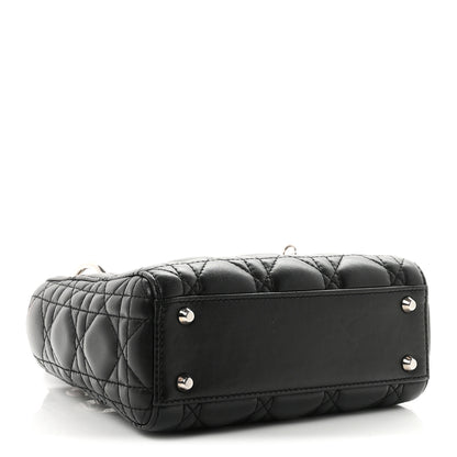 Christian Dior Lambskin Cannage Mini Lady Dior Black 4 of 10